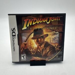Indiana Jones And‎ The Staff Of Kings Nintendo DS Case & Manual